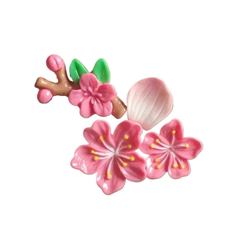 3D Three-dimensional Cherry Blossom Car Sticker To Cover Scratches, New Car Tail Decoration Ornament, Electric Car DIY Decorative Sticker_voghion.com