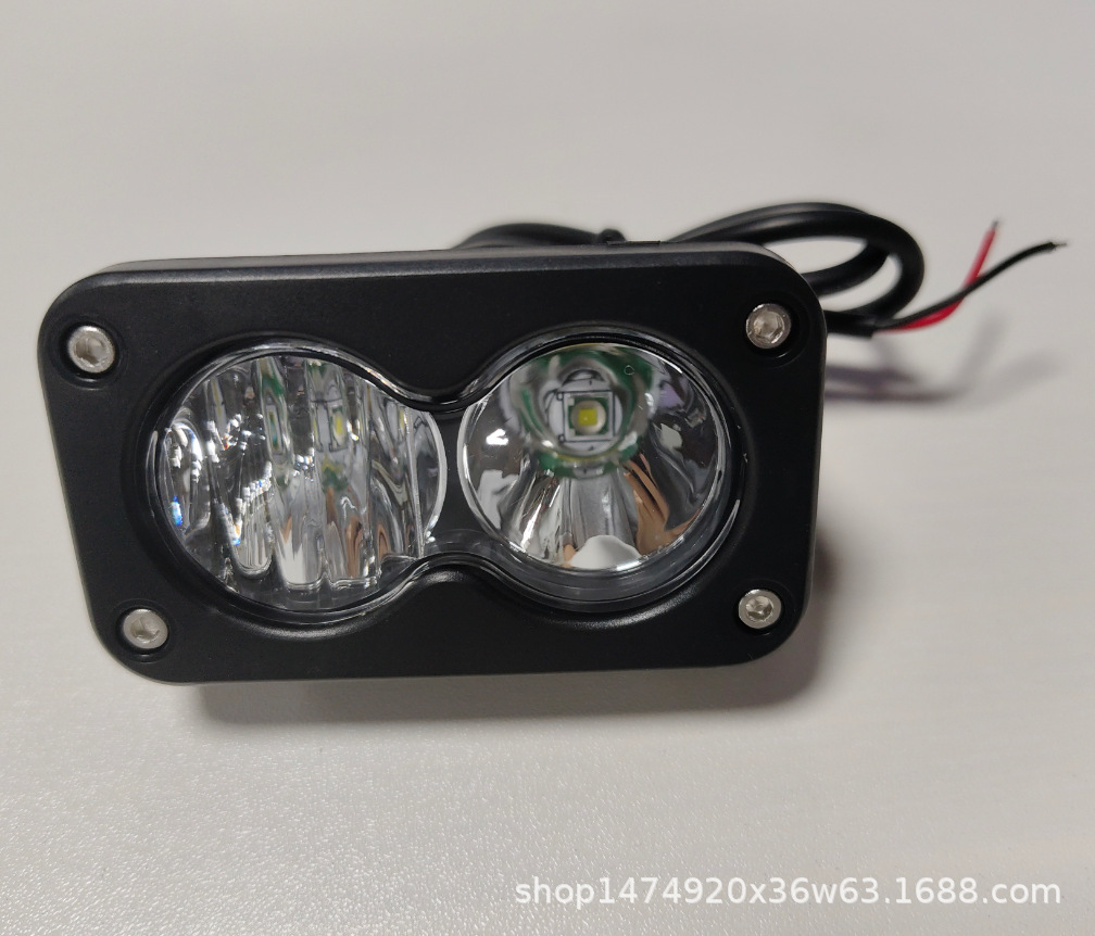 Cross-Border Square 3inch Led Car Work Light Motorcycle Spotlight Modified Searchlight Car Light Front Electric Vehicle Light
