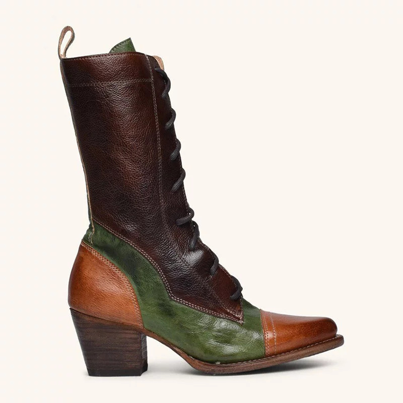 Foreign Trade Style European and American Fashion High-Heeled Women's Boots for Winter 2019, Size 40-43, Pointed Toe, Mid-Calf, 0910 Boots