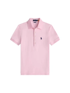 Летняя пони, футболка polo, короткий рукав, облегающий крой