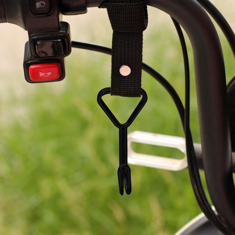 Nuevo gancho de coche eléctrico gancho de bicicleta multifuncional para llevar instalación gratuita casco de motocicleta gancho de cochecito