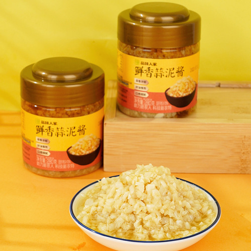 Savor Hunan specialty fresh garlic sauce barbecue hot pot dipping sauce garlic sauce 280g/can