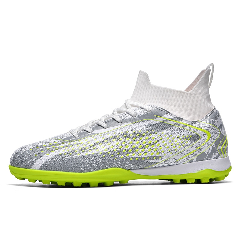 2025 nuevos zapatos de fútbol al aire libre de clavos altos concursos al por mayor fábrica de césped cómodo venta directa juvenil transfronteriza