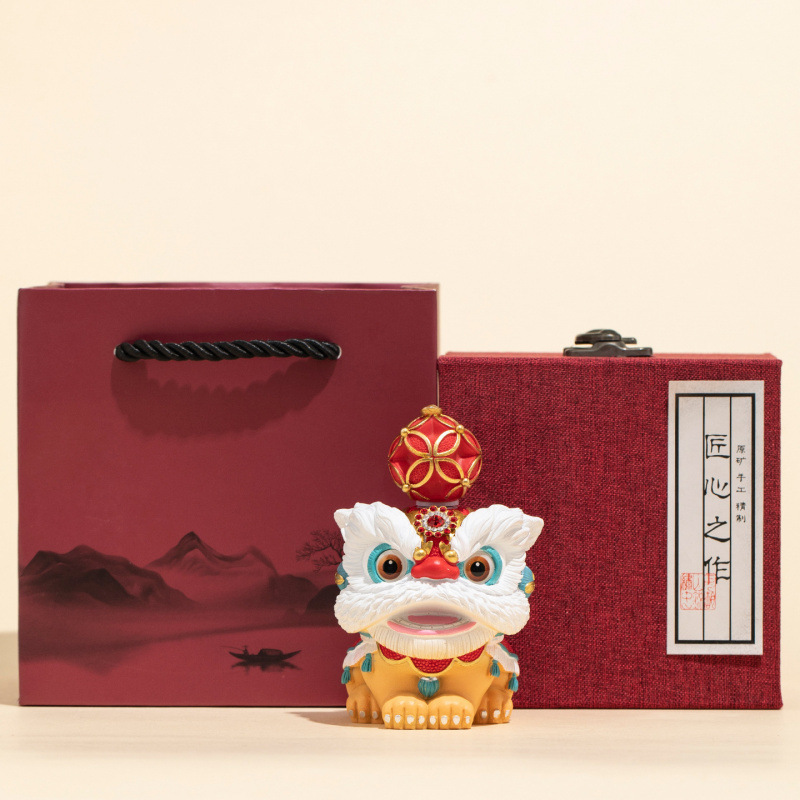 国潮醒狮创意文创礼品公司活动店铺开业高级感伴手礼朋友生日礼物|undefined
