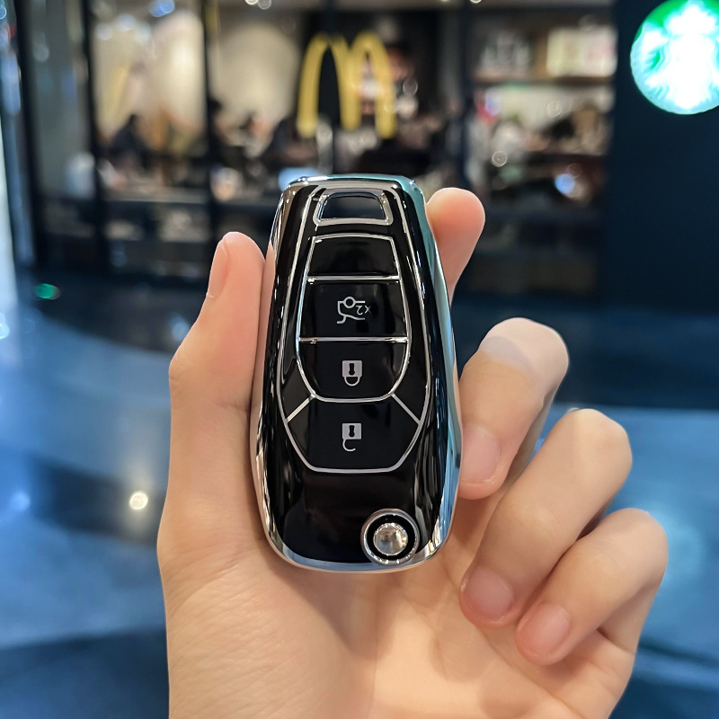 시보레 D-접이식 3 키 [블랙 싱글 쉘]