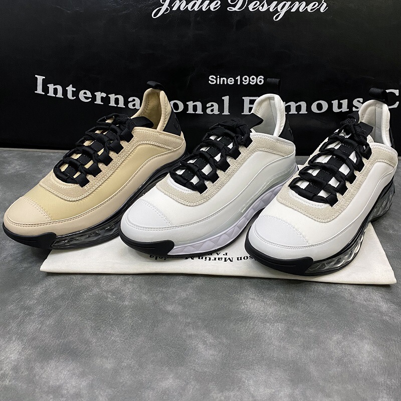 Fashionable European Style New White Casual Shoes for Women, Air-Cushioned Sports Running Shoes, Trendy Brand Travel Shoes, Thick-Soled Dad Shoes