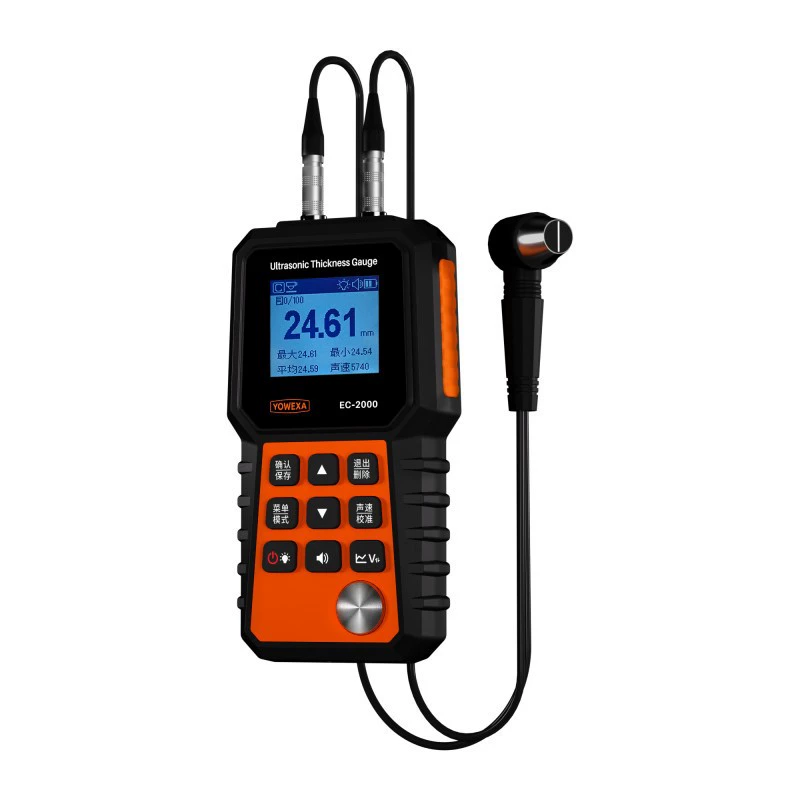 EC-2000-H ультразвуковой толщиномер сверхлимитный звуковой и световой сигнал дальность 1000mm Разрешение 0.001mm