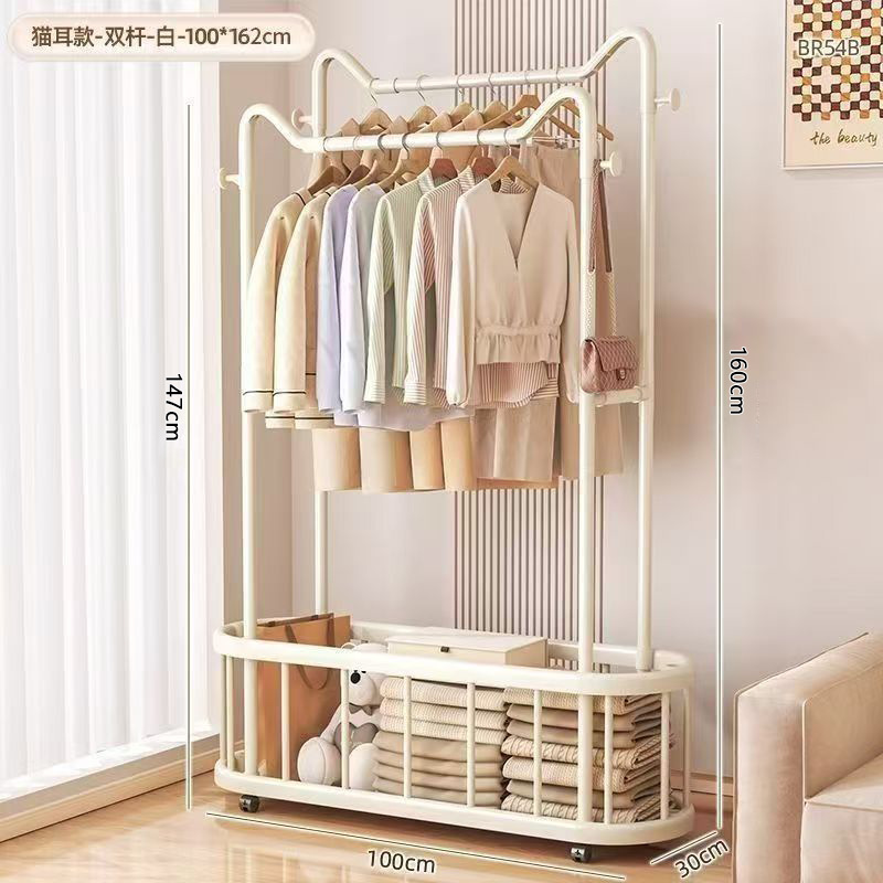 percha de ropa percha de sombrero de piso simple pequeño estante de ropa interior percha de ropa percha