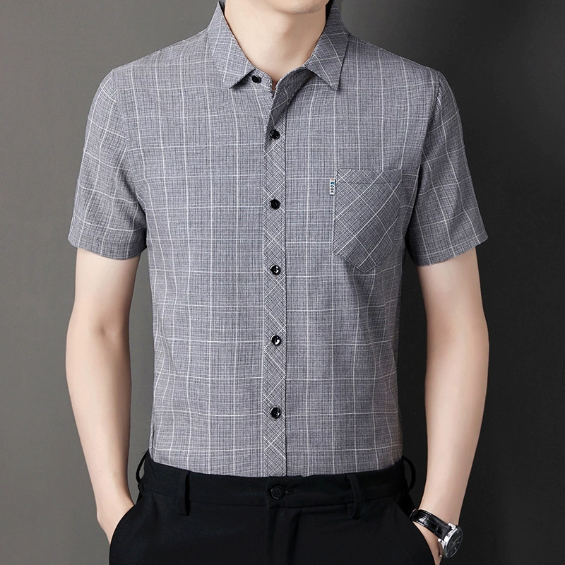 Summer thin shirt for leisure, cotton and linen