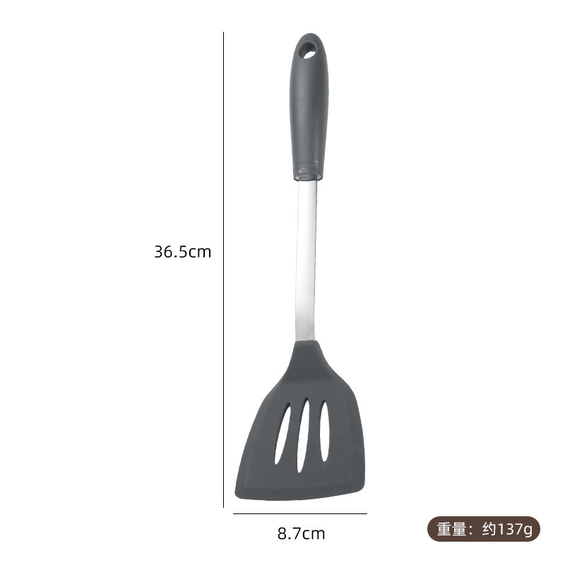 パーマ防止の厚いシリカゲルのシャベルは鍋にくっつかないで野菜のシャベルのスプーンを炒めます。|undefined