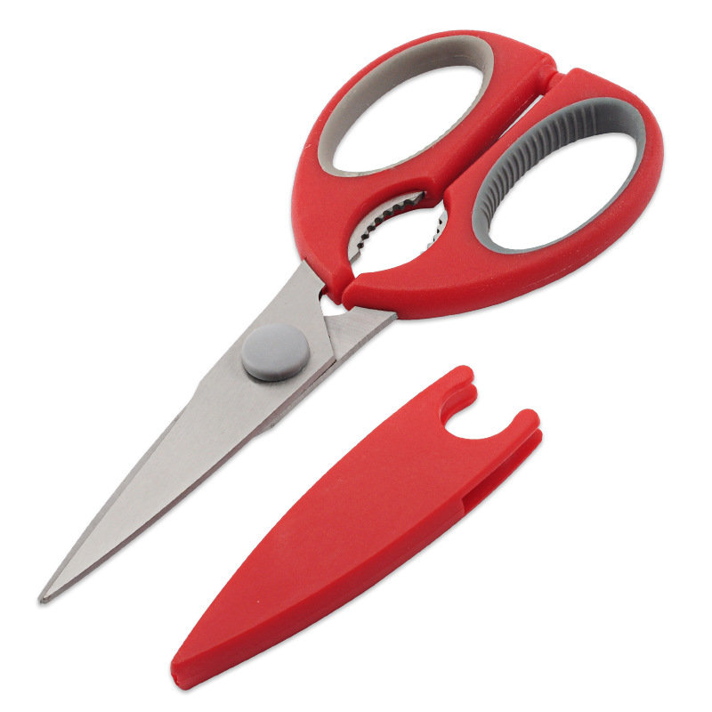 Multi-purpose Kitchen Home Use Stainless Steel Chicken Bone Scissors Food Material Processing Kitchen Scissors Factory Wholesale