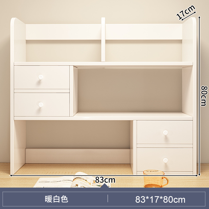 Estante de escritorio estante de almacenamiento de escritorio dormitorio cosas buenas mesa de estudio multi-capa pequeño estante