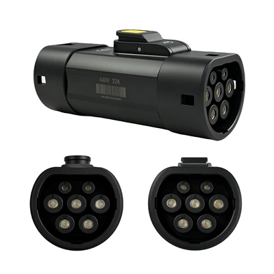 National Standard to European Standard Charging Pile Conversion Head Hong Kong Car North Uppergbt-Type2 Adapts to Volvo Tesla Audi (EV şarj adapterləri) - transfer-from-china-to-europe-ordinary-model