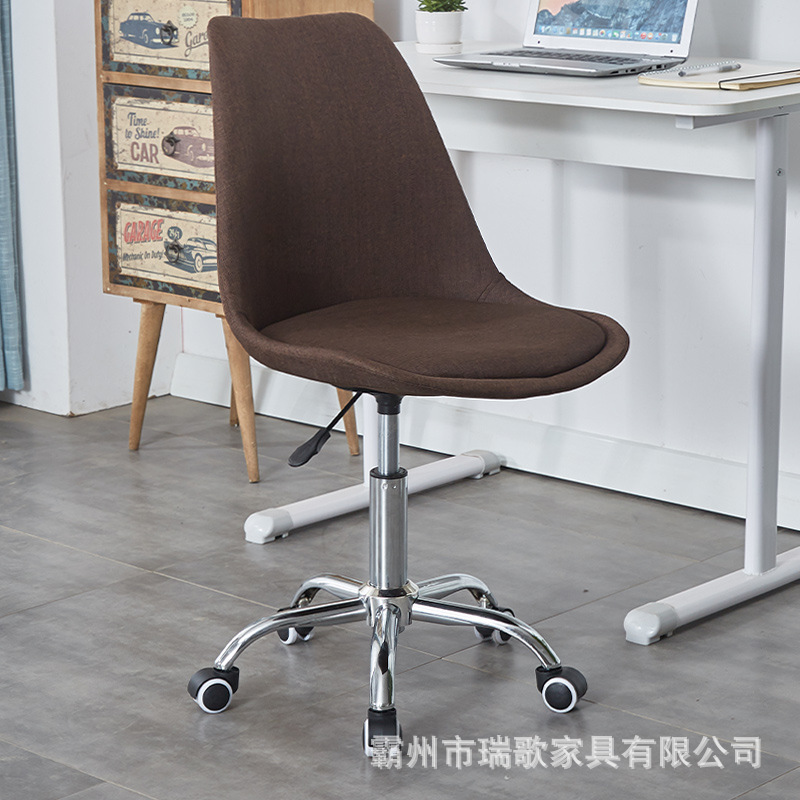 Silla giratoria de Tulip, silla giratoria de oficina, silla de ocio, silla de oficina acrílica transparente de elevación