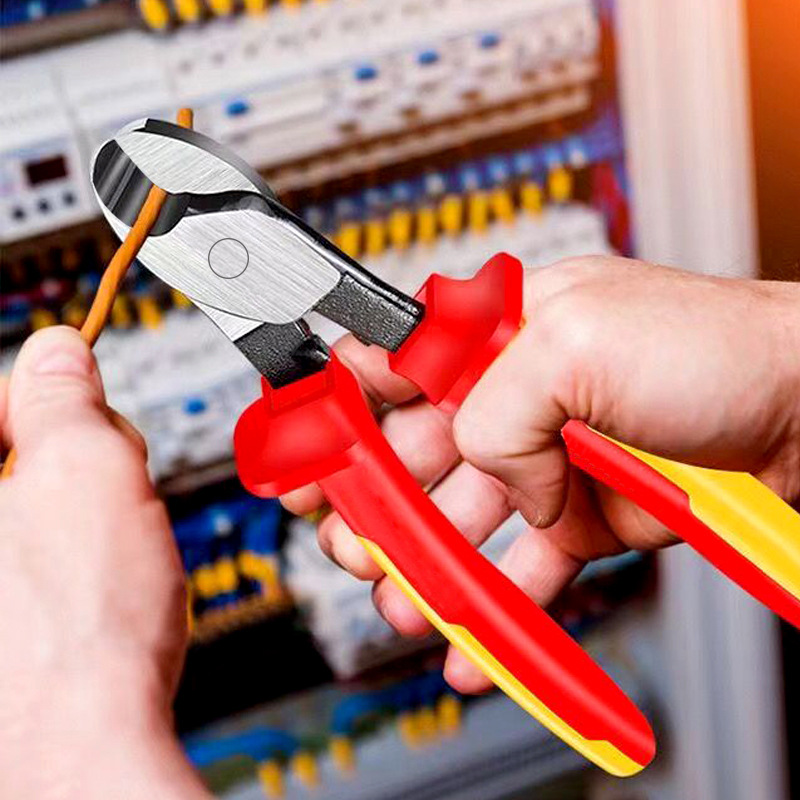 Alicates para electricistas multifuncionales transfronterizos, serie de aislamiento, alicates para pelacables, alicates de punta fina, alicates para cables especiales para electricistas
