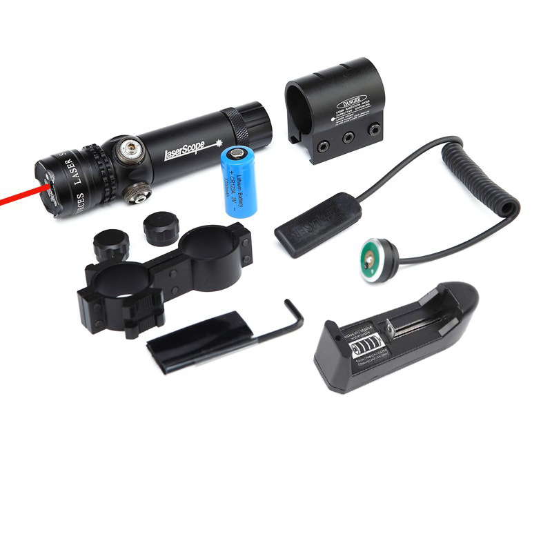 跨境户外耐用抗震红绿激光校准仪可调节瞄准激光红外线激光瞄准器