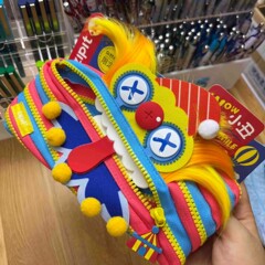 Zip itの筆袋の中号の雑物社の怪獣のファスナーの文房具の箱の道化師のヒップホップの男の子の女の子は鉛筆の箱を責めます。