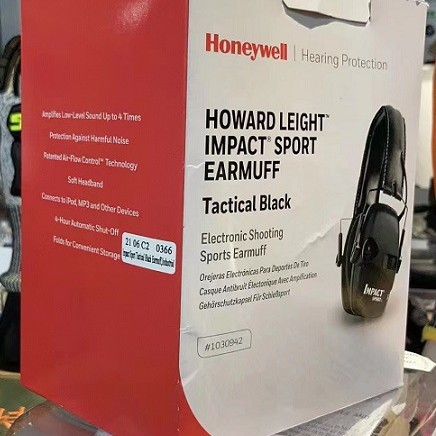 霍尼韦尔1030942 Impact Sports 电子降噪耳罩黑色 NRR22