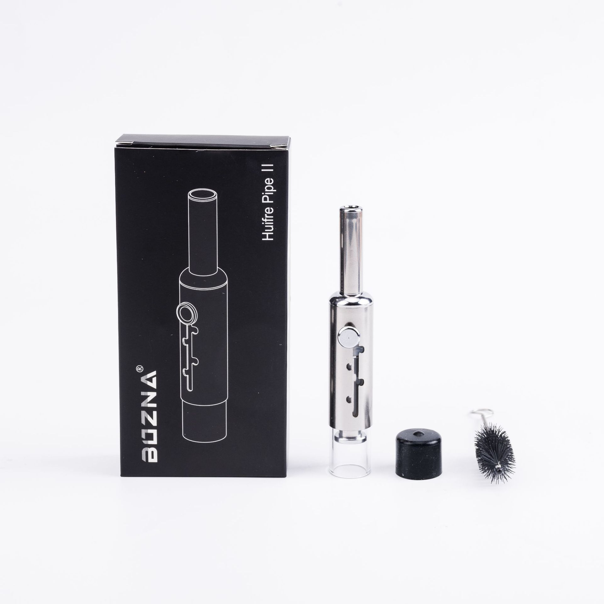 跨境创新伸缩玻璃五金干烧烟斗pipe glass twisty blunt dry her