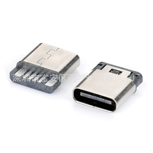 TYPE-C 6Pin ĸ�� ����ʽ ���׳�� ����ĸ�� ���w ����ʽ����