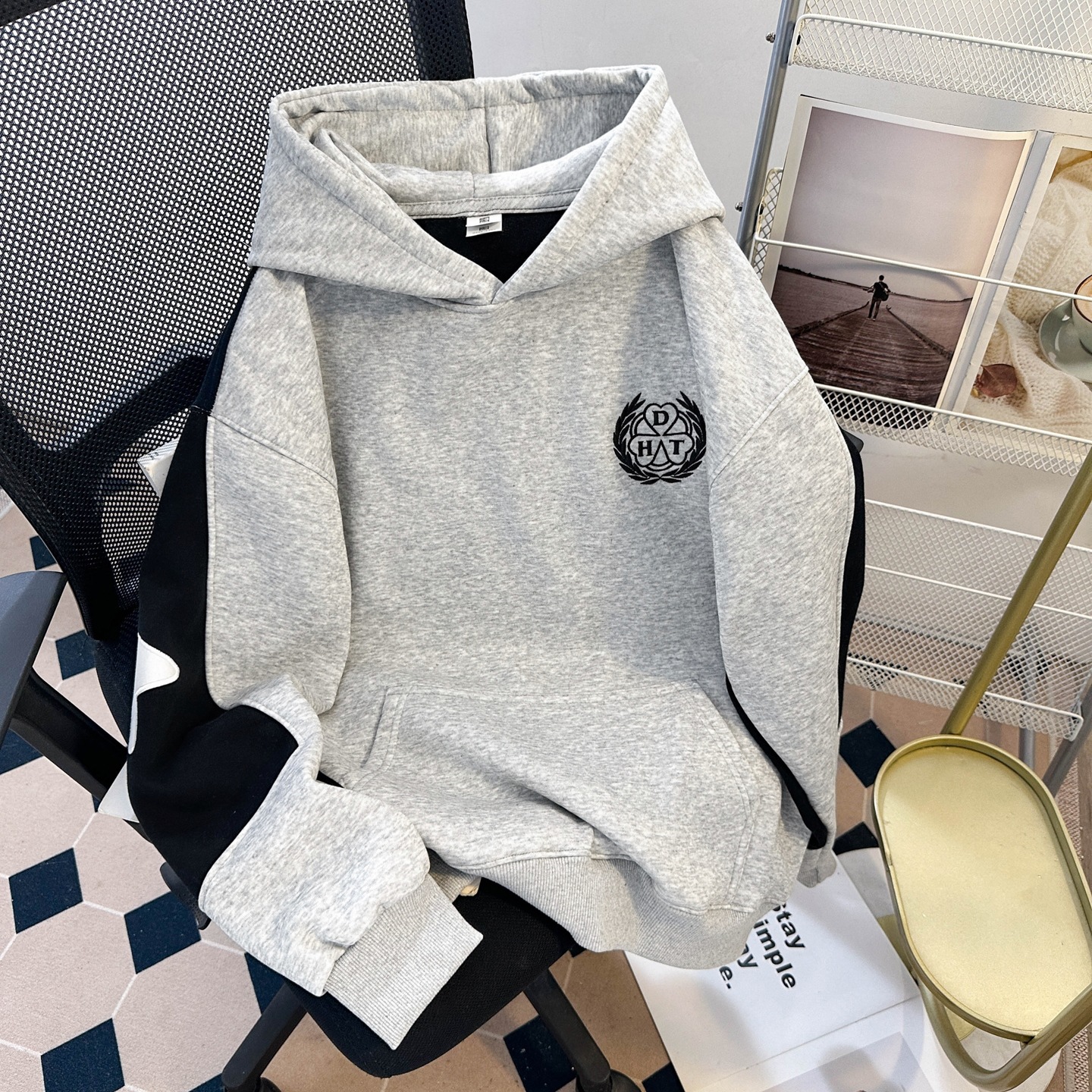 LC9.26实拍 薄款/加绒 原版刺绣【华棉纯棉复合】尺码足版型大 男