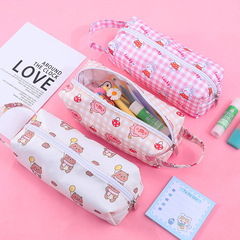 Pen bag, Ins-style Japanese high-quality stationery box, for girls, primary school students, pencil case, cute pen bag, large capacity