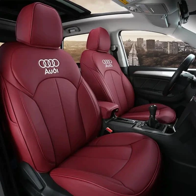 Cover All-Inclusive Four-Season – Modelə uyğun (Original) oturacaq örtükləri - burgundy-standard-edition-five-seats-nappa-leather-fully-surrounded-front-and-rear-rows