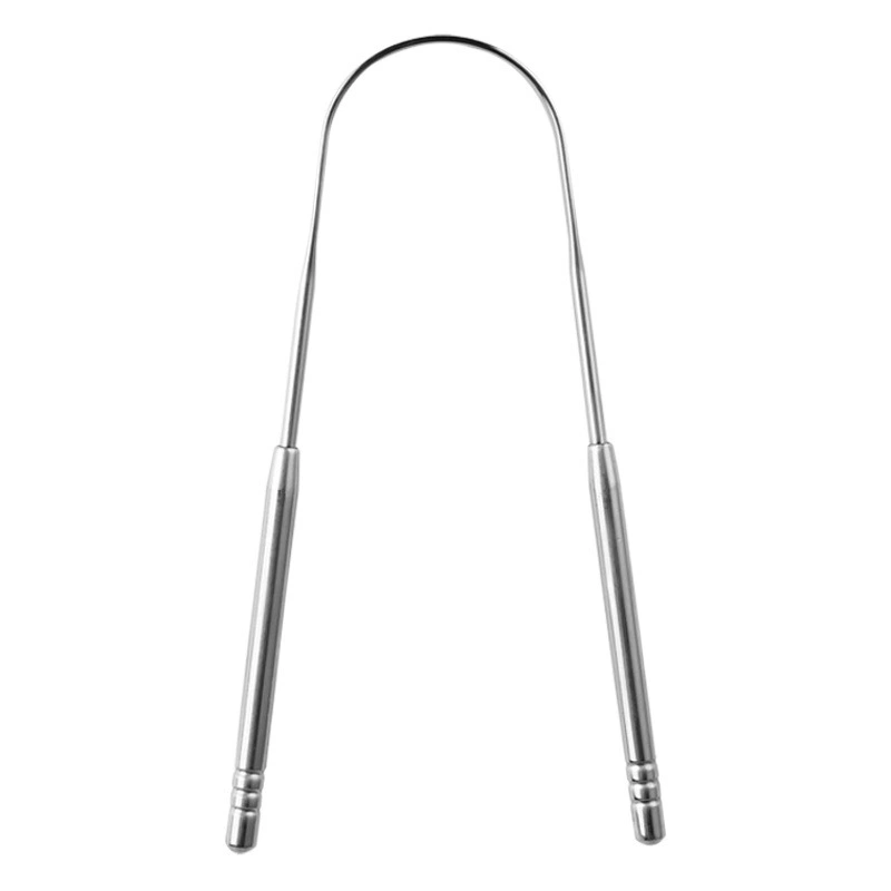 Нержавеющая сталь скребка для языка очиститель языка для соскабливания языка