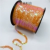 Orange nail sequins, 4.5meter