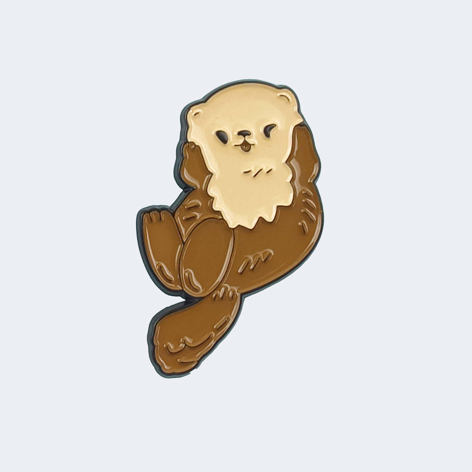 Insignia creativa de animales marinos Dibujos animados linda forma regalo joyería broche transfronterizo ins metal ropa collar