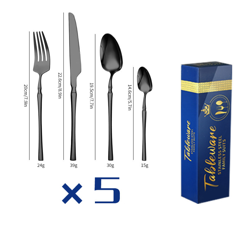 블랙 20개 세트(블루 심플박스)