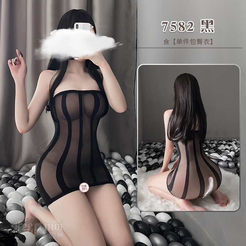 Fei Mu lencería sexy tentación entrepierna abierta medias sexy pijamas sexy ropa de pasión en la cama