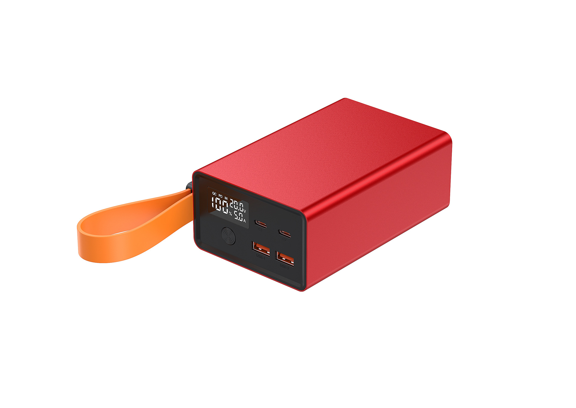 Aluminum Alloy Ultra-Large Capacity 40000mAh Power Bank with PD Bidirectional Fast Charging Durable Portable Mobile Power Supply for Students and Outdoor Use