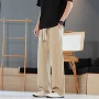 夏季宽松男士直筒裤子