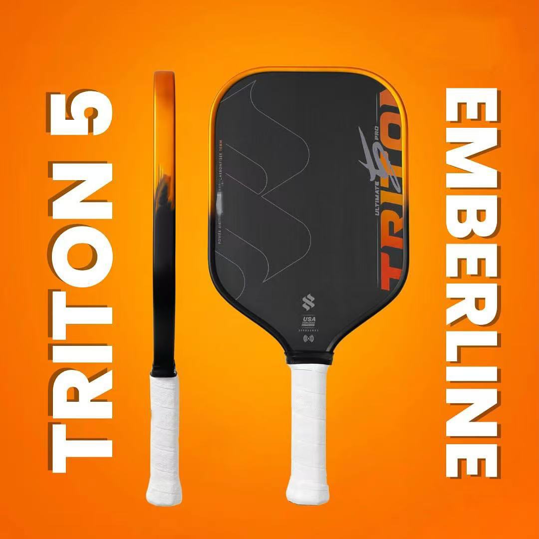 Vietnam-made SYPIK Triton5 pickleball paddle, T700 carbon fiber, 16mm, certified for competitive play