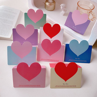 Manufacturers Korea creative universal love greeting cards Christmas gift card activities wholesale greeting cards small gifts