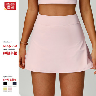 Zechuang Flip-Waist Sports Short Skirt Anti-Exposure Nude Summer Half Skirt Pocket High-End Short Skirt Women 2002