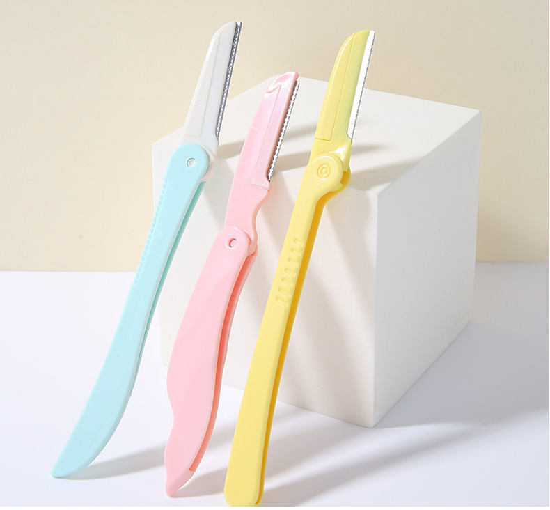 Snobby folding eyebrow trimmer S058, stainless steel blade, anti-slip handle, sharp wide mesh eyebrow trimmer undefined