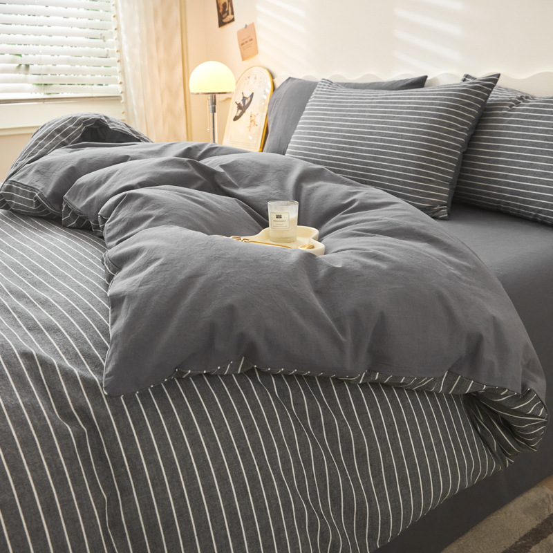 Funda de edredón de algodón de algodón de una sola pieza 180x220 Funda de edredón individual 150x200x230cm Funda de edredón simple de lujo ligero de alta gama