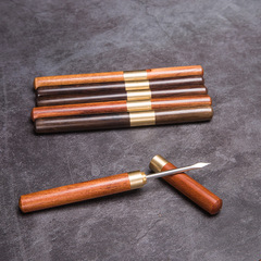 廠家小號黑檀木茶針花梨木茶刀普洱茶錐茶餅茶道配件支持激光logo