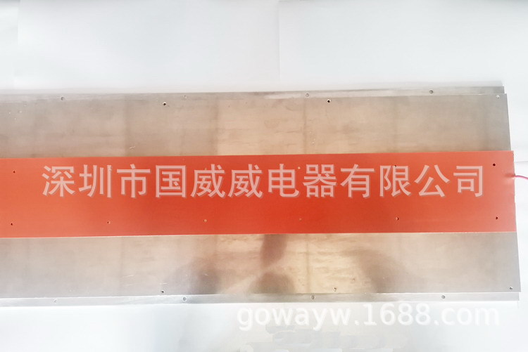 新能源电池真空干燥炉柜夹具铝板硅胶加热片硅橡胶电加热板