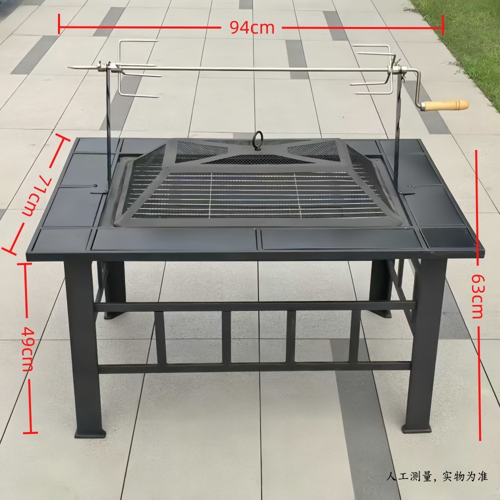 囲炉裏でお茶を煮るストーブ全セットオーブン屋外庭オーブン暖房テーブルバーベキューグリル屋外グリル