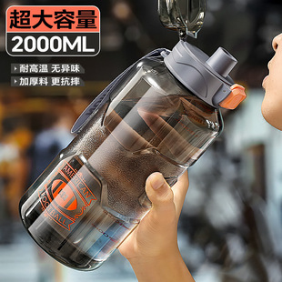 Extra Large Capacity Water Cup for Boys and Girls, High Temperature Resistant Fitness Sports Water Bottle, Shake Cup, Summer Space Cup Bottle