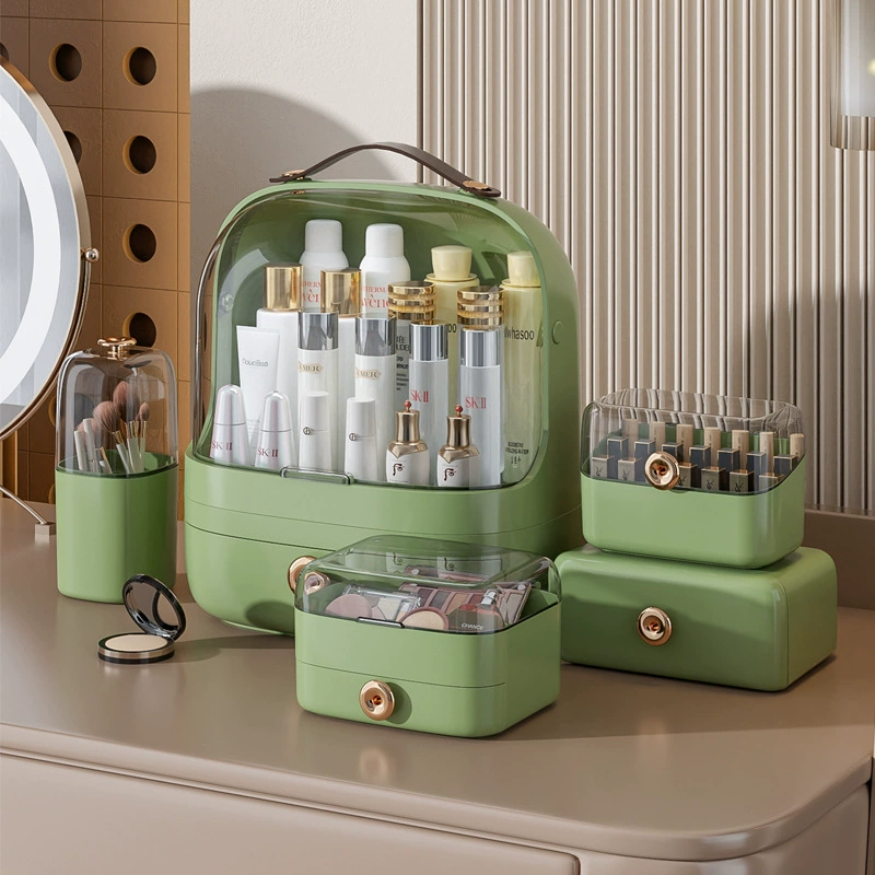 Capacious table storage box, dustproof box, dressing table, internet celebrity