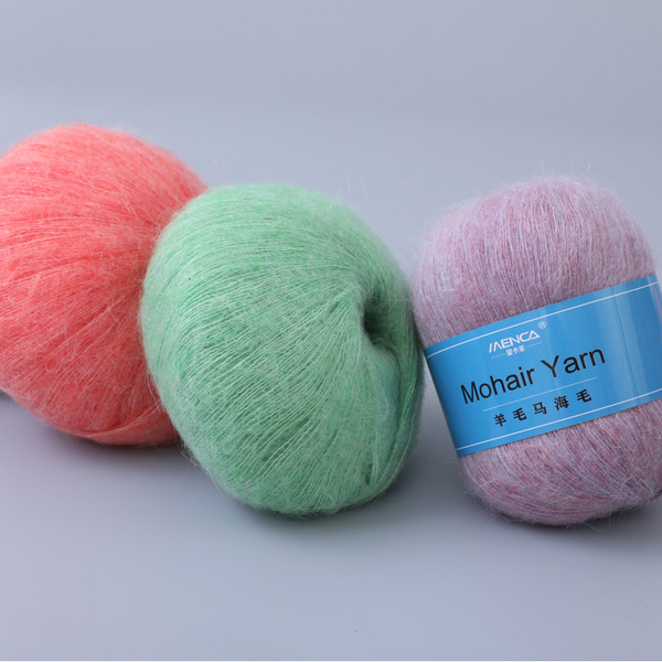 Mohair Yarn Direct Sales MENCA Long-wool Yarn Handmade Cat Tail Yarn…