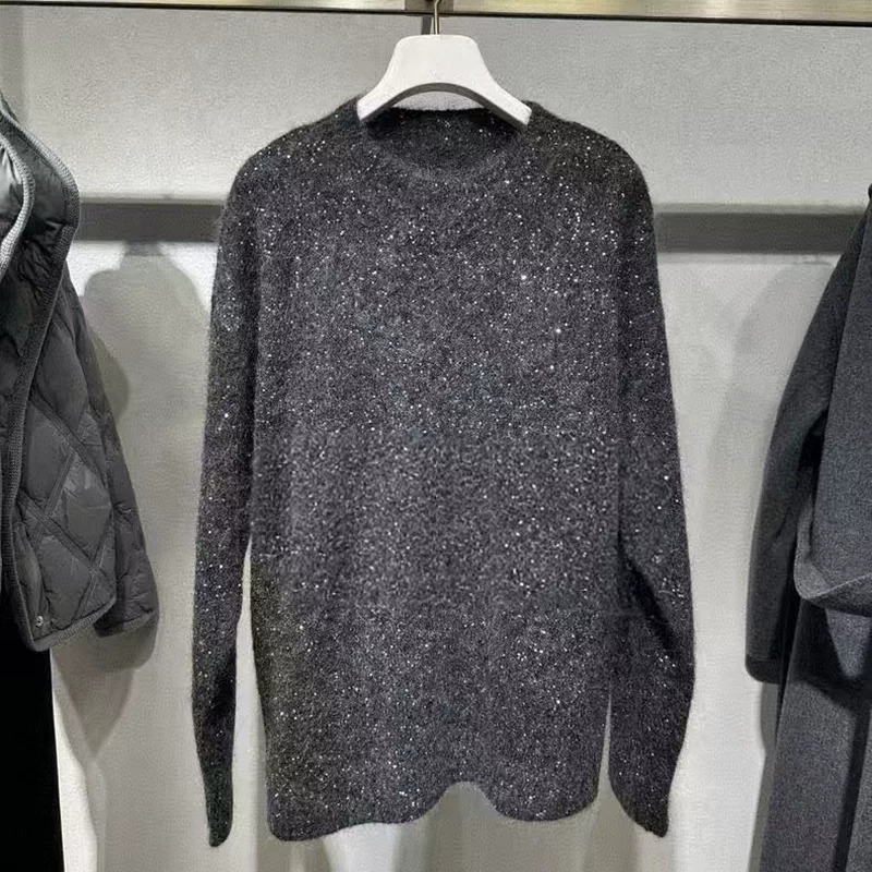 Winter knitted nail sequins, sweater, 132071g
