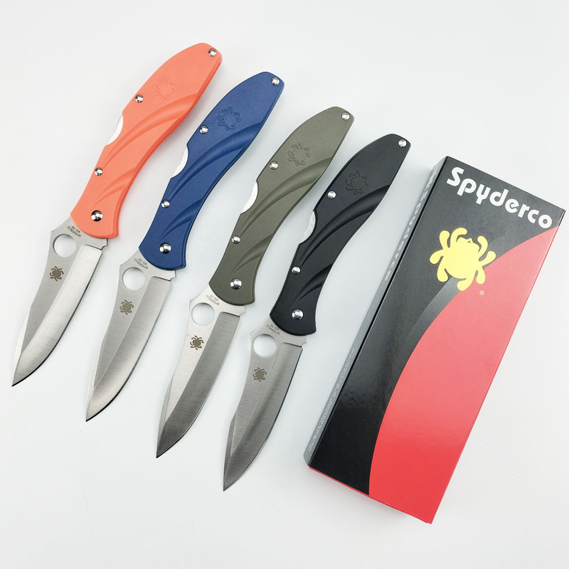 跨境热销C66 随身户外折叠刀便携高硬度战术求生刀野营垂钓刀锋利