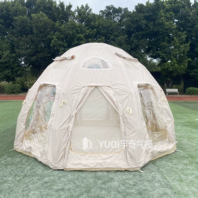 Avtomobil dam çadırları Camping Expansion Car Tail Tent - quicksand-gold-oxford-cloth-size-400x400x220cm