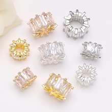 18K��ɫ΢��ʯ��׸��� �~�Ͱ�� diy�ִ���朴�������������l