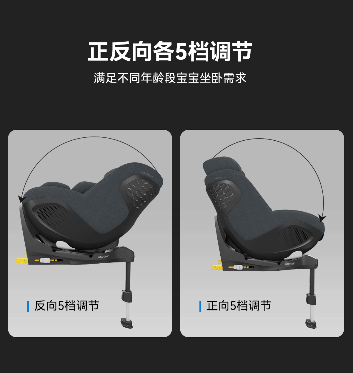 Maxicosi Mica360Pro Baby Safety Seat 360-Degree Rotation for 0-4 Years Old Children for Use in Cars